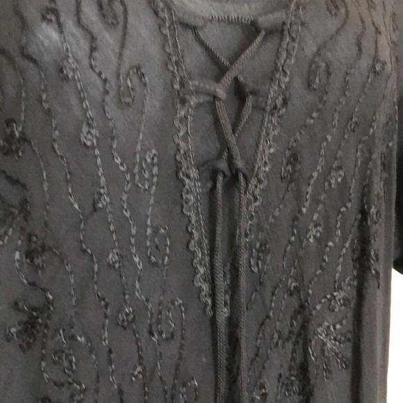 Tie Dye Black and White Dress. NWT - Picture 3 of 7